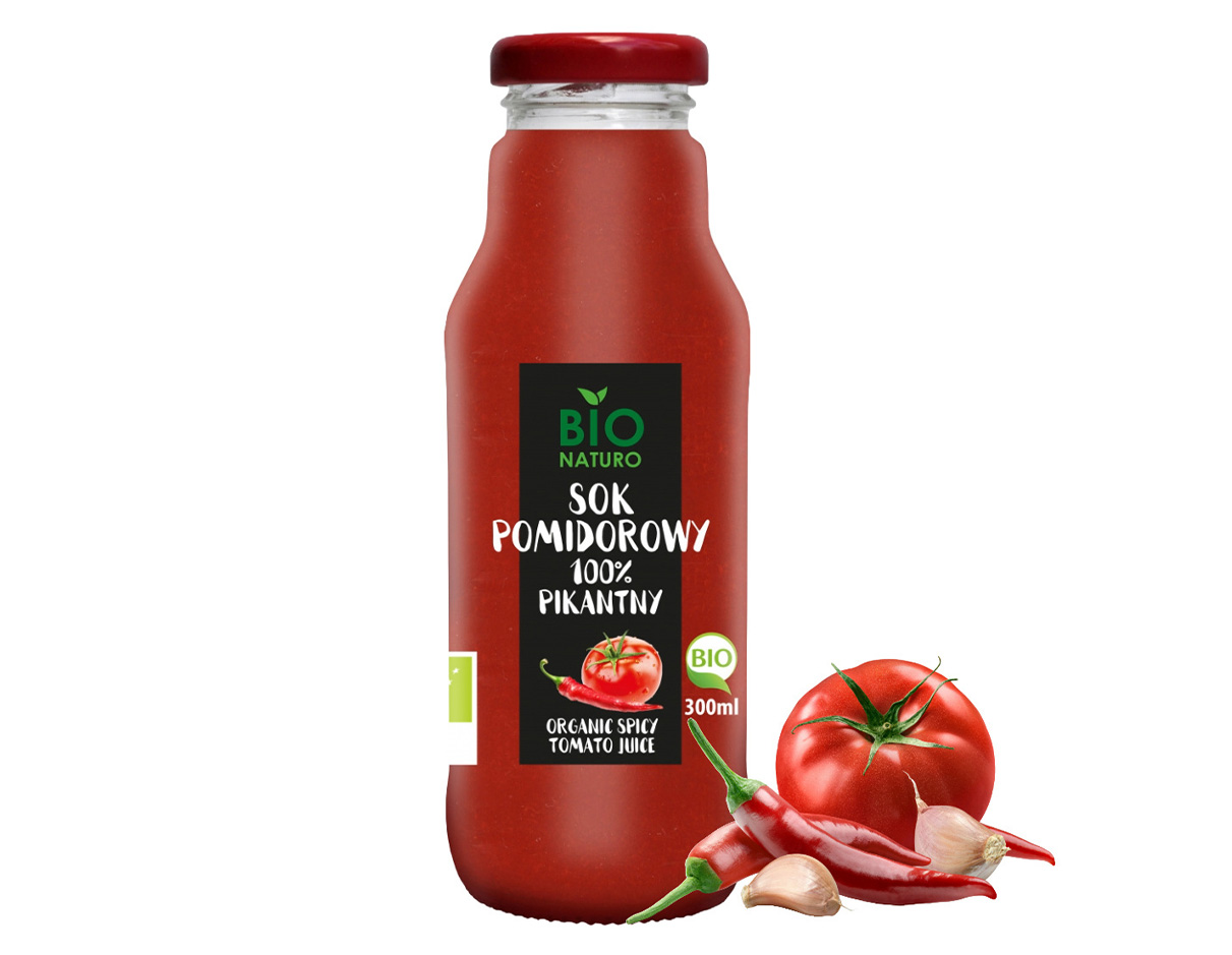 Bio Natura Organic 100% Spicy Tomato Juice 300ml