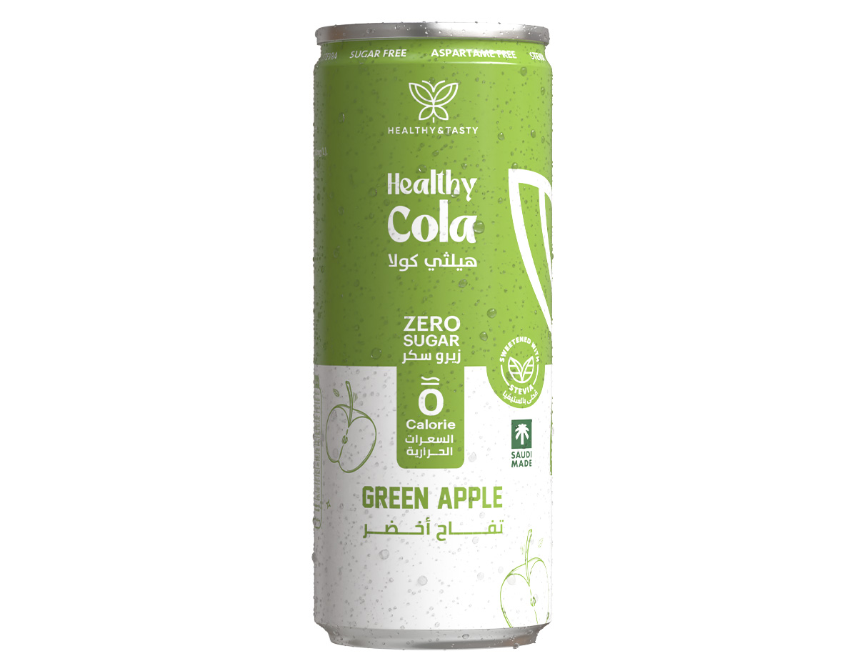Healthy Cola Green Apple Zero Sugar 250ml